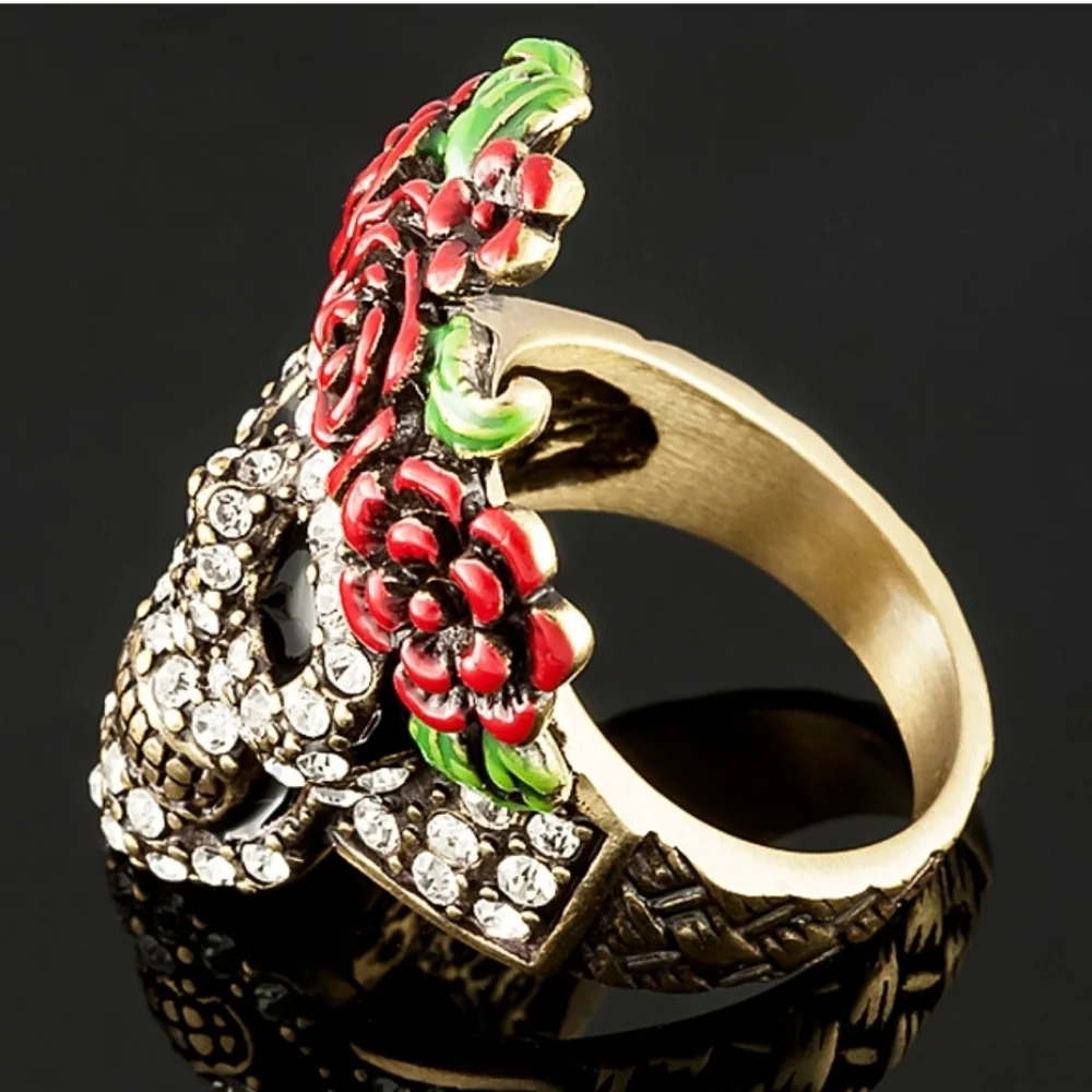 Day of the Dead Skull Ring